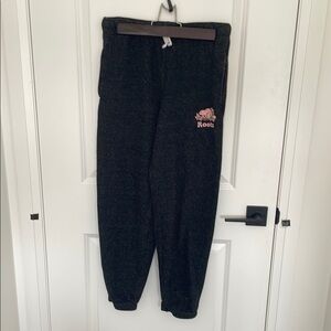 Roots Black Joggers Elastic Waistband